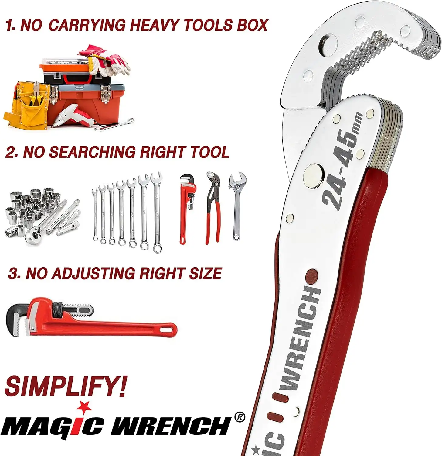 Multi-function Universal Adjustable auto-ratcheting works as reversible ratchet - 9104mn6huvl._ac_sl1500_
